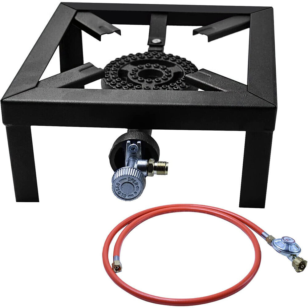 Gaskocher Hockerkocher Economic 8 KW DE/AT 155 cm Schlauch 50 mBar Regler