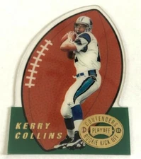 1995 Playoff Contenders Rookie Kick Off Kerry Collins #7 Rookie RC Panthers