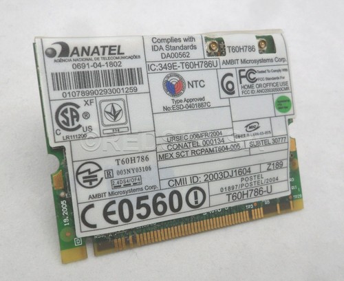 IBM Mini-Wireless WIFI Card 802.11B/G for 4838-137 Kiosk J95564 39R5663 57P4228 - Picture 2 of 3