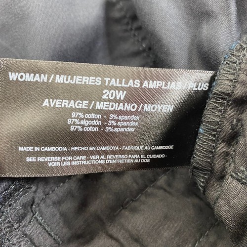 Gloria Vanderbilt Be Glorious schwarze Shorts mit Gürtel Größe 20W neu mit Etikett - Bild 6 von 11
