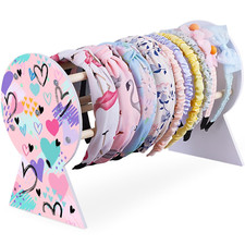 Headband Holder - Hair Accessories Organizer for Girls' Headbands, Hair Hoops, a