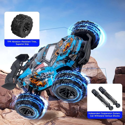 1/20 20 KMH Telecomando Auto 2.4G RC Monster Truck Fuoristrada Telecomando Auto - Foto 3 di 6