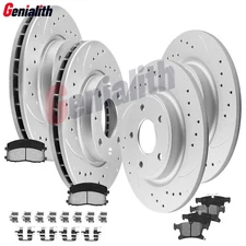 Front Rear Rotors Brake Pads kit for CHRYSLER Voyager Pacifica 2017-2022 3.6L