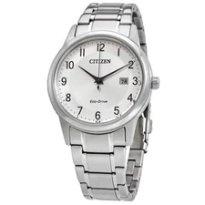 Citizen Men's Eco-Drive Stainless Steel Watch AW1231-58B NEW