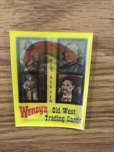 1980’s WENDY’S OLD WEST TRADING CARDS #10 ANNIE OAKLEY CB