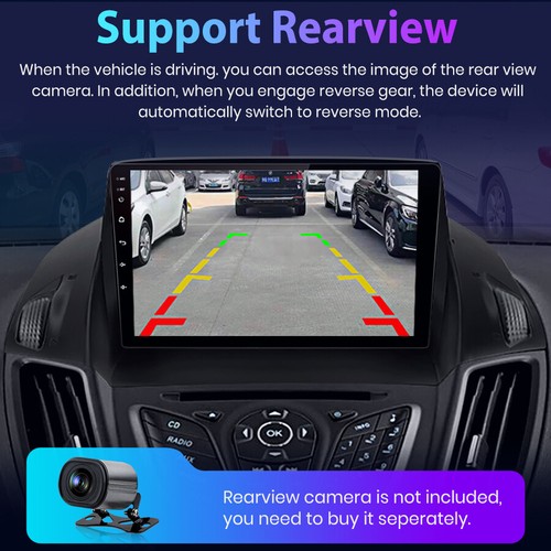 Carplay For Ford Escape 2013-2017 Head Unit Android13 Car Radio Stereo GPS NAVI - Picture 8 of 11