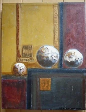 DESJARDINS DES JARDINS, MODERN MODERNIST COLLAGE ABSTRACTION Middle East CUBISM