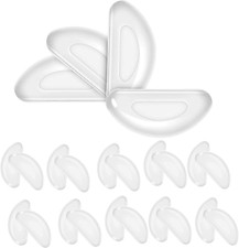 Silicone Eyeglass Nose Pads Sticky, Hypo-Allergenic Adhesive Nose Grips for Glas