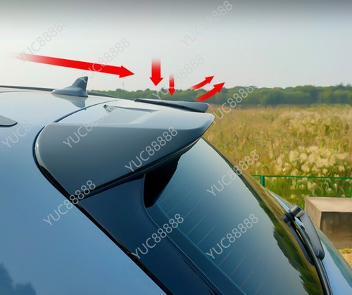 Gloss Black Rear Spoiler Tail Trunk Lip Wing Trim For 2018-2023 Audi Q5 SQ5 SUV - Picture 9 of 9