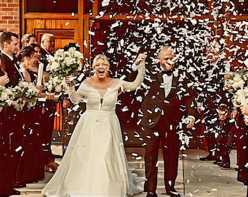 White Wedding Confetti Cannon Confetti Poppers Biodegradable, Wedding Exit Idea - Picture 2 of 12