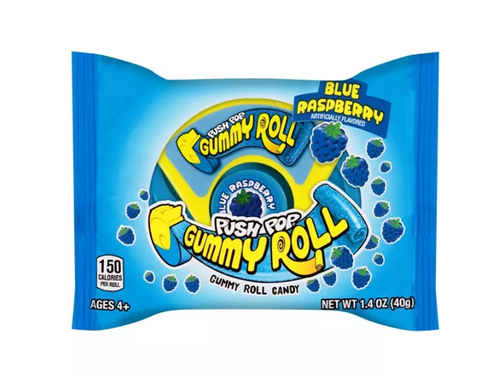 Topps 122687 Push Pop Gummy Roll Candy, 2,5 oz.