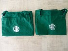 (2) Starbucks Coffee Green Barista Aprons Uniforms w/Pockets Adjustable Neck #2
