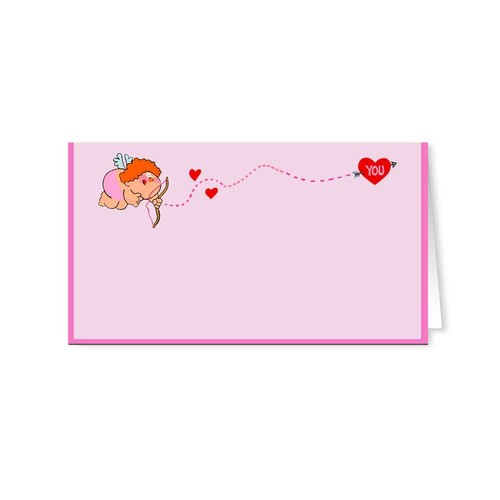 Tarjetas de tienda de mesa de San Valentín - 3,5 x 4” - desplegadas, 3,5 x 2” - plegadas, 25 tarjetas - 77027 - Imagen 4 de 6