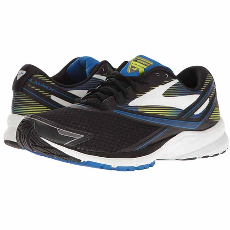 Brooks Launch 4 Men's Running (Size Shoes (Size Running 10) Black Blue Lime 2441D057 bc8086 Brooks Launch 4 Men's Running (Size Shoes (Size Running 10) Black Blue Lime 2441D057 bc8086