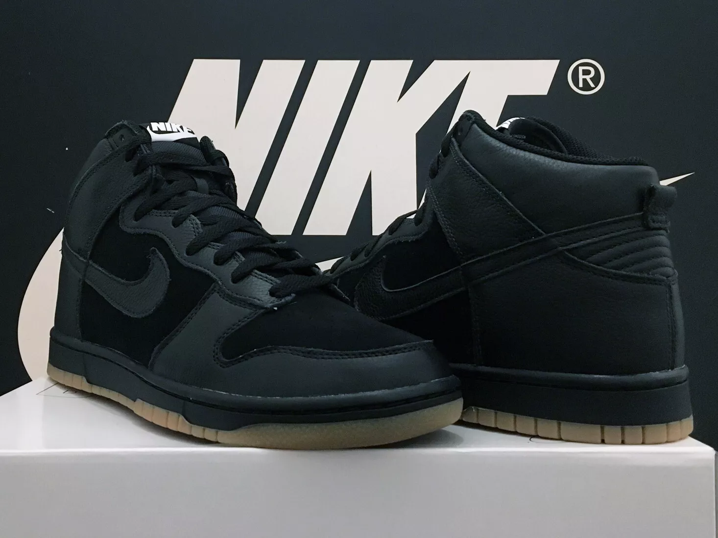 DS 2022 NIKE DUNK HIGH UK10.5 EU45.5 GUM SB AIR JORDAN 1 FORCE 3 4 SUPREME RARE
