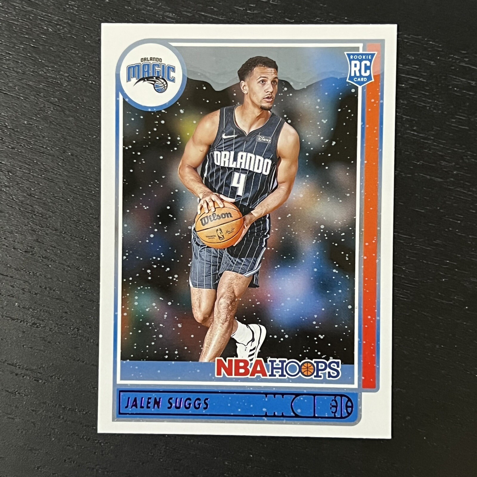 2021-22 Panini Hoops Basketball Jalen Suggs Base RC #210 Winter Purple Magic