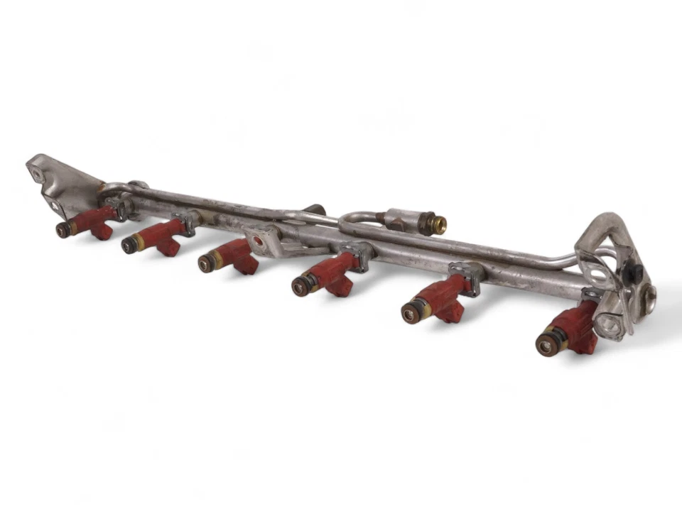 Mercedes Benz Clase S W140 S320 1994-1999 inyectores de inyección de riel de combustible OEM Foto 3 de 4