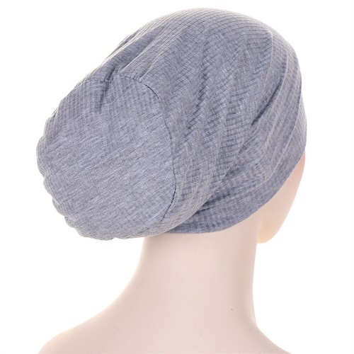 Mujeres Musulmanas Pérdida de Cabello Hijab Gorro Sombrero Bufanda en la cabeza Envoltura Gorras Islámico - Imagen 15 de 33