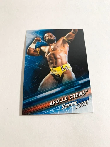 Apollo Crews 2019 Topps WWE SmackDown Live Base Card # 5