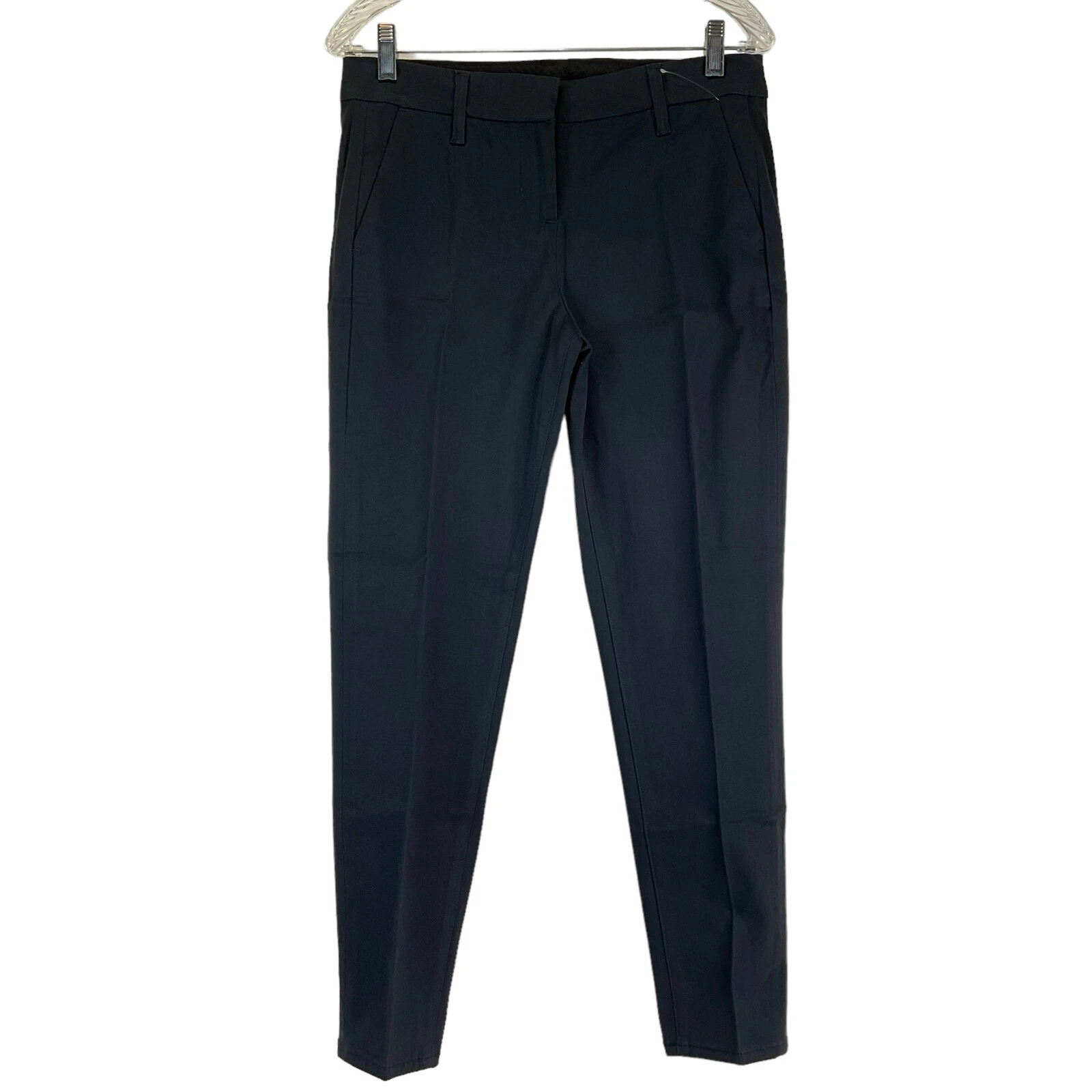 Fidelity Dress Pants Womens Size 26 Black Piper Trousers Cara Twill Charcoal Nwt