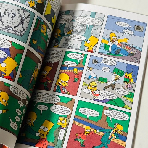 Simpsons Comics A Go-Go Matt Groening Graphic Novel - 1999 Harper Bart Homer - Foto 3 di 6