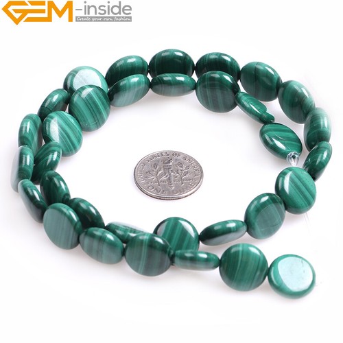 Natural Coin Tiger Eye Tourmaline Aventurine Loose Beads For Jewelry Making 15" - Picture 64 of 164