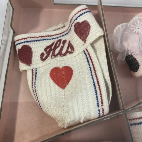Su Ropa Interior Taza Acogedores Recién Casados Mordaza Regalo Humor Riesgo Set 4 De Colección Nuevo de Lote Antiguo - Imagen 4 de 11