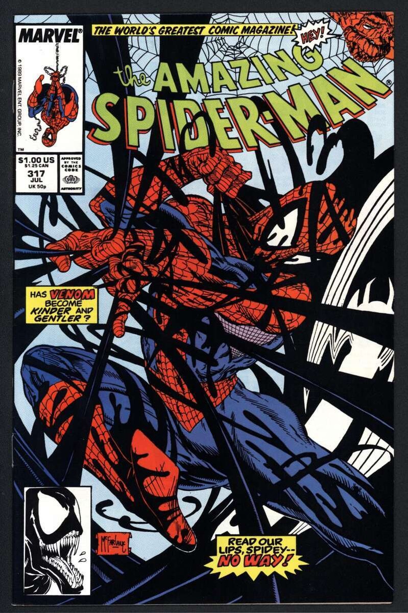 AMAZING SPIDER-MAN #317 8.0 // TODD MCFARLANE COVER & ART