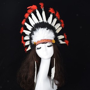 Native American Feather Headdress Party Headwear For Wedding