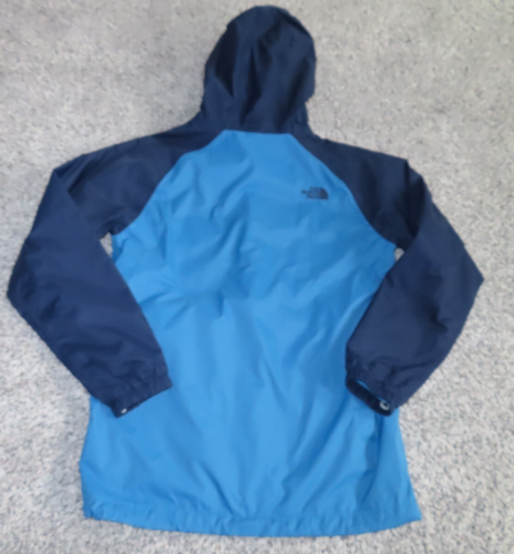 Girls 14-16 The North Face Hooded Windbreaker Jacket Blue Mesh Lining Full Zip - Picture 7 of 14