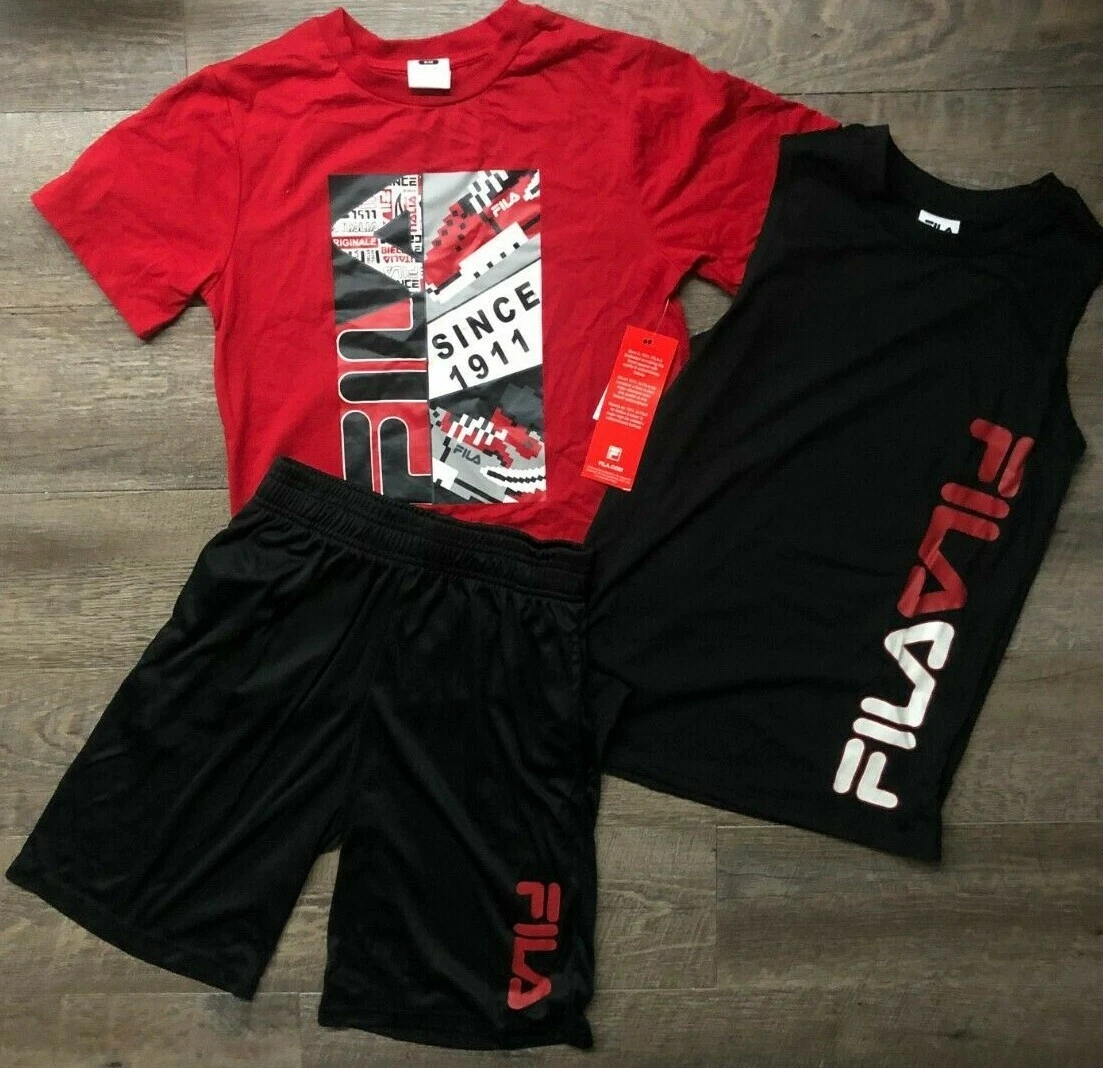 Toddler boy fila shirt hotsell