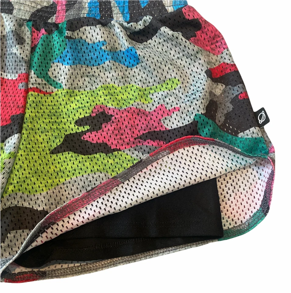 Terez big girls camouflage mesh layered shorts L(14) - Image 3 of 3