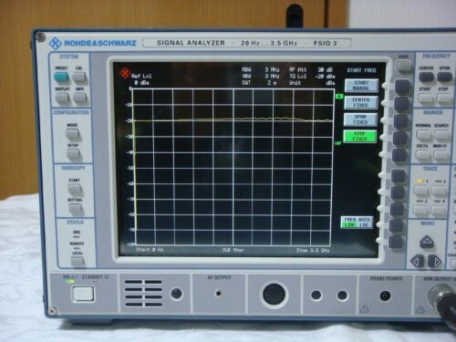 Analizador de espectro Rohde&Schwarz FSIQ3 K10/K11/B4/B5/B8 20Hz-3,5 GHz con TG - Imagen 2 de 6