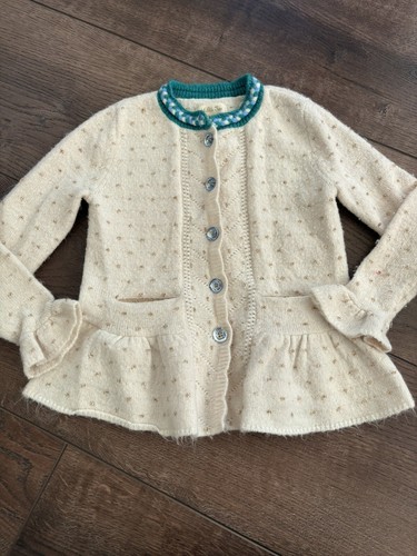 Matilda Jane WARMEST WISHES CARDIGAN SWEATER Make Believe Size 4 - Picture 2 of 6