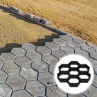 Hexagon Brick Mold Plastic Cement Floor Tile Mould DIY Floor Mold for Garden