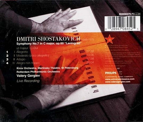 Symphony No.7 "Leningrad" ~ Dmitri Shostakovich ~ Classical ~ CD ~ New - Picture 2 of 2