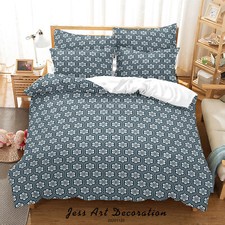 3D Pattern Floral Line Gray Quilt Cover Set Duvet Cover Bedding Pillowcases 1438