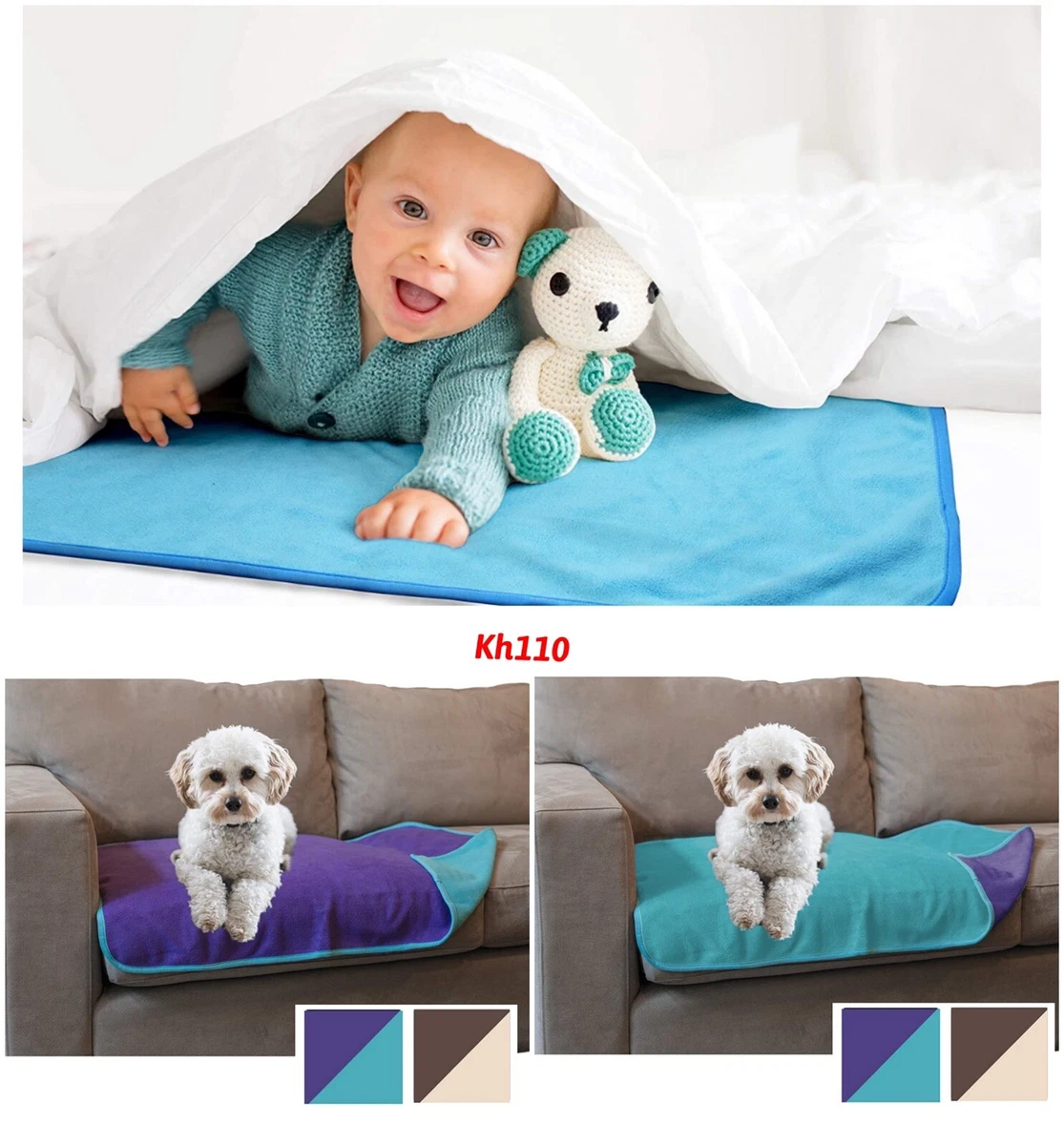 Fleece Water Proof Baby Blanket 30”x40” -BU