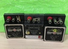 (LOT OF 3 UNITS) General Radio Capacitor Standard, 1409-M, R & X