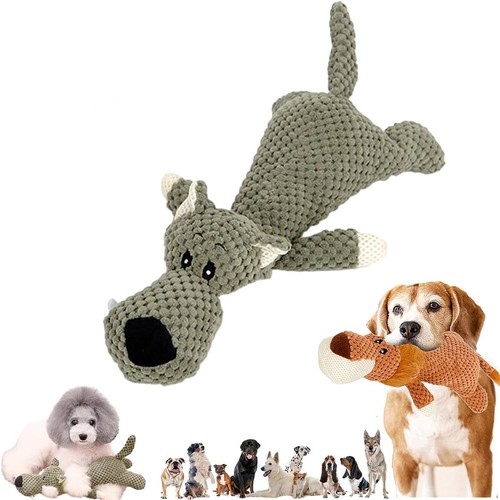 Dog Toys for Aggressive Chewers Antarcking Indestructible Dog Wolf Lion Toys UK - Picture 7 of 12