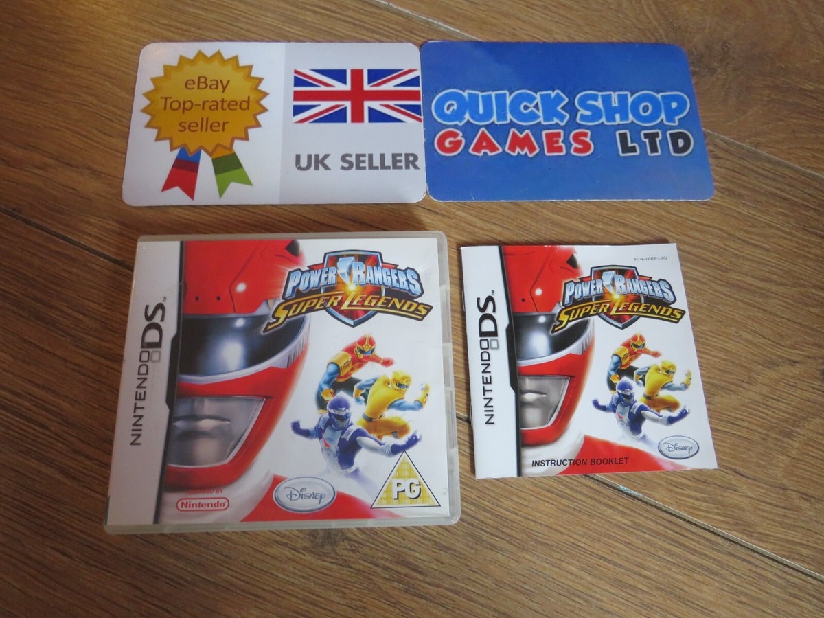 Nintendo DS game - Power Rangers Super Legends (boxed) for