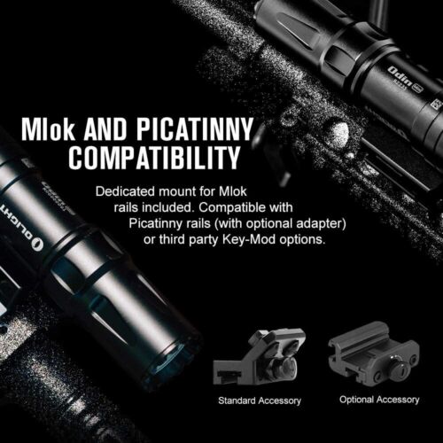 OLIGHT Odin Mini Rechargeable M-LOK Rail Mounted Tactical Weapon Light Black HOT - Picture 4 of 20