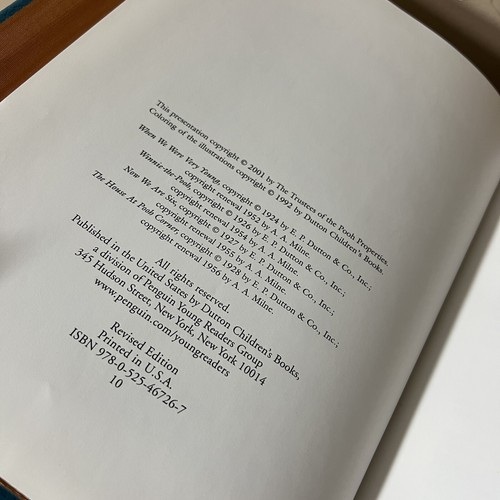 THE COMPLETE TALES & POEMS OF WINNIE-THE-POOH BY A.A. MILNE 2001 LEATHER - Picture 9 of 15