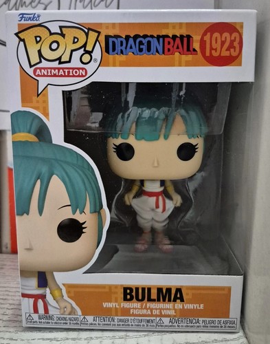 FUNKO POP ANIMATION DRAGON BALL BULMA (SHOP) #1923 VINYL FIGURE 9CM NUOVO - Imagen 3 de 8