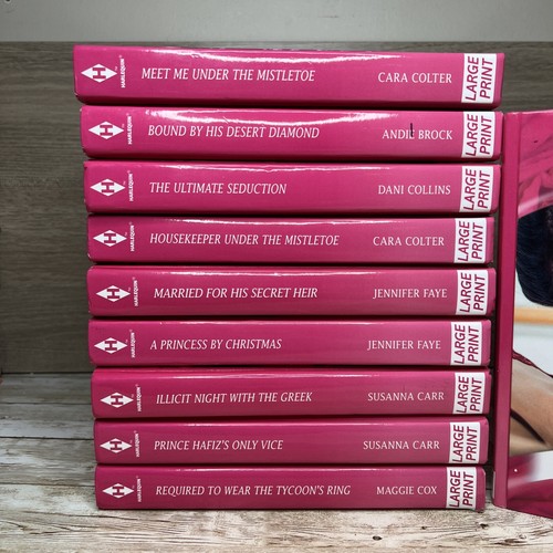 Lot of 10 Harlequin LARGE PRINT Romance Hardback Books ~ Mills & Boon - Picture 2 of 24