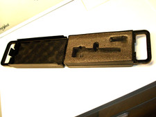 Microphone HARD CASE. padded fitted for single. Thermo-molded Plastic Pro Audio