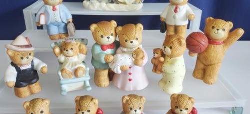 Grande lotto figurine orsacchiotto vintage cari orsacchiotti ENESCO - Foto 4 di 23