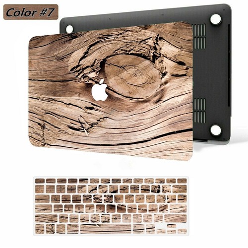 Funda rígida de madera mate recortada para nueva Macbook Air 13"" 15"" A2941 - Imagen 9 de 30