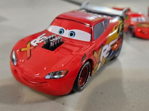 Disney Lightning McQueen XRS Pixar 3 Cars Lot Mattel Authentic - Picture 7 of 19