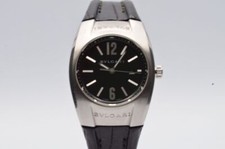 Bulgari Ergon Quartz Femme Montre 30MM EG30S Vintage Avec Cuir Bande Haut État